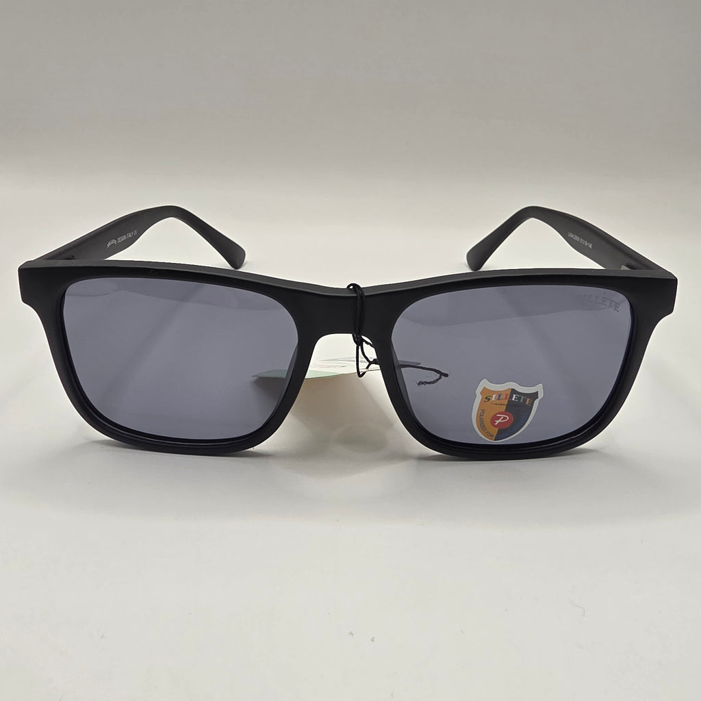 SILLETE POLARISED SUN GLASSES(black and gray)