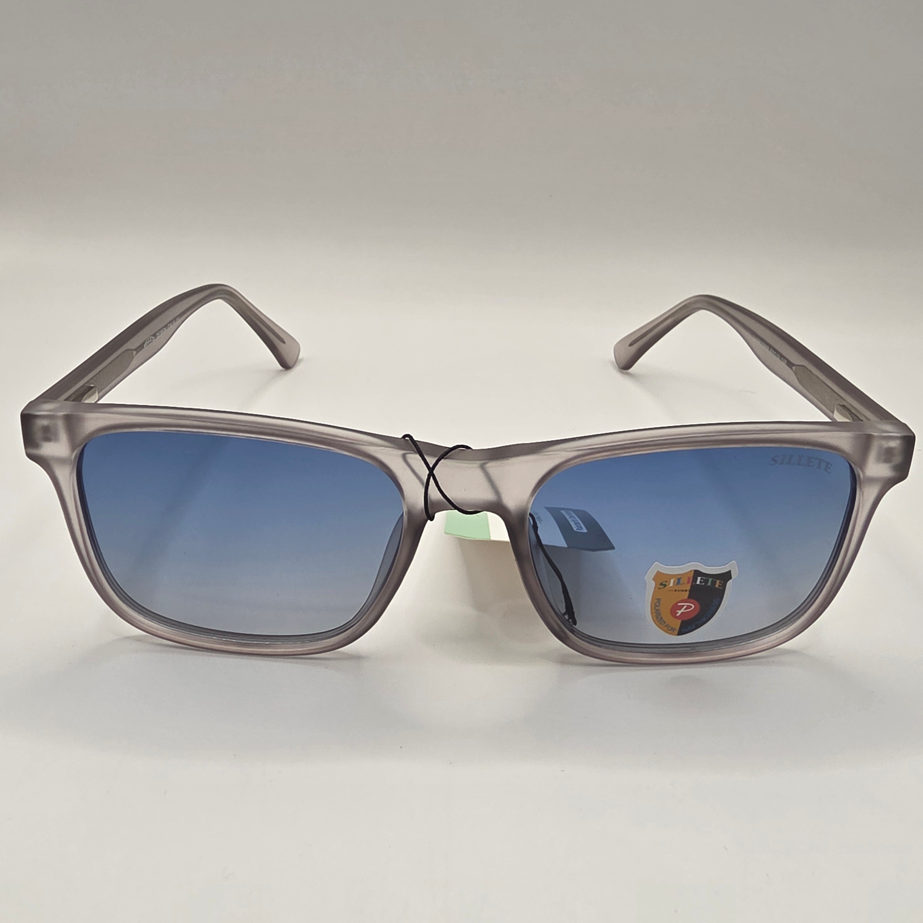 SILLETE POLARISED SUNGLASS(gray and blue)