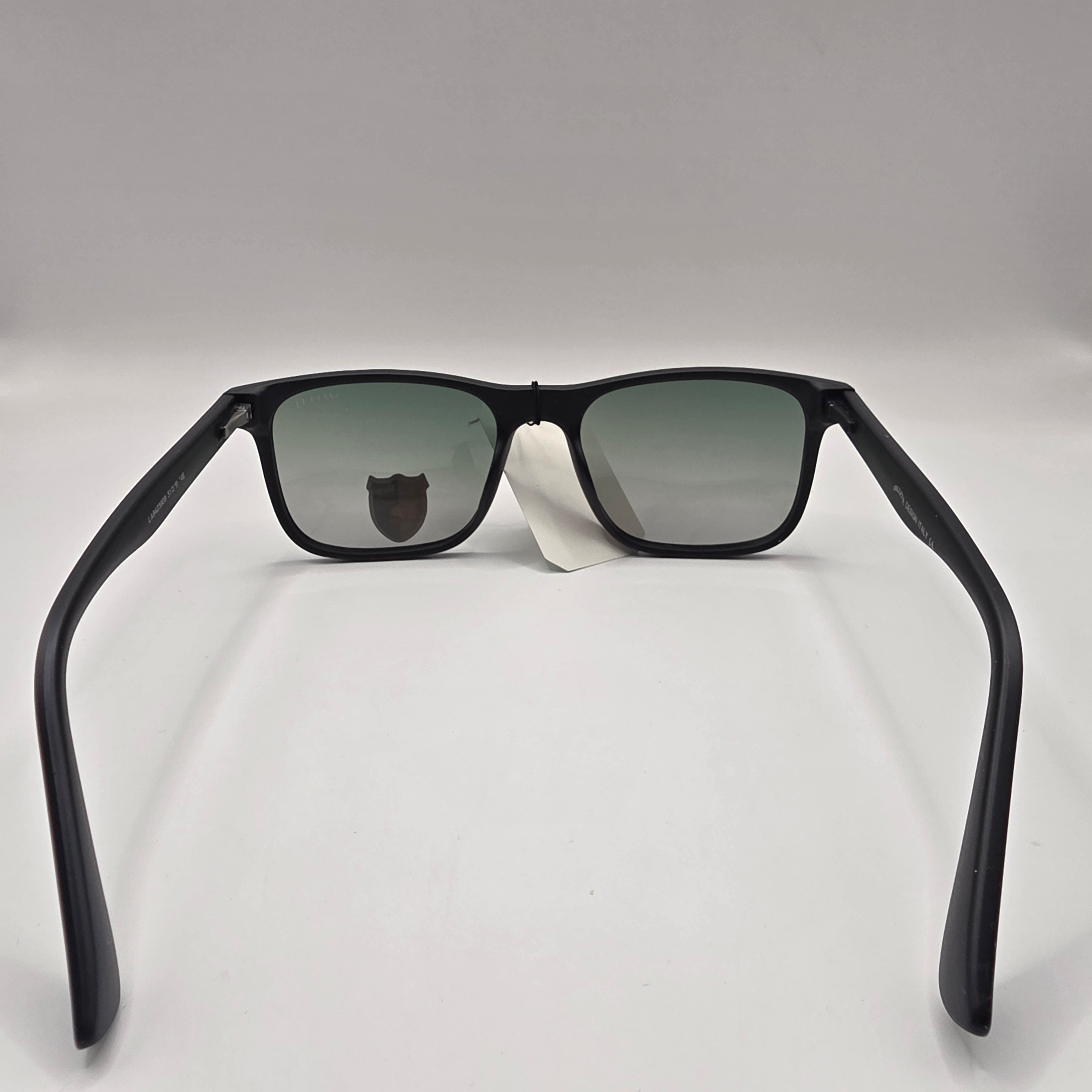 SILLETE POLARISED SUNGLASS(Black and green)