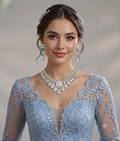 MIGZORn Crystal Royale Teardrop Necklace