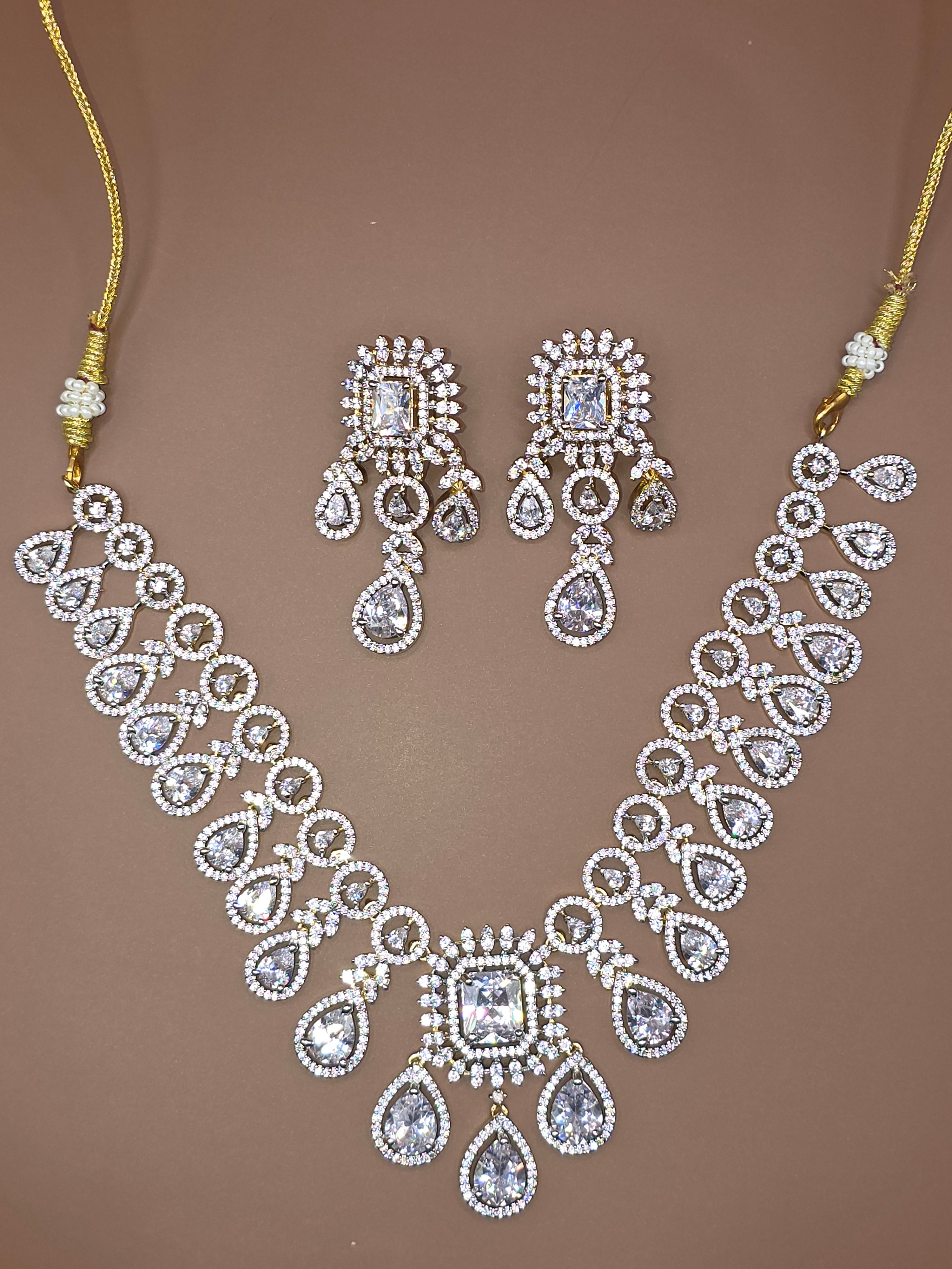 MIGZORn Crystal Royale Teardrop Necklace