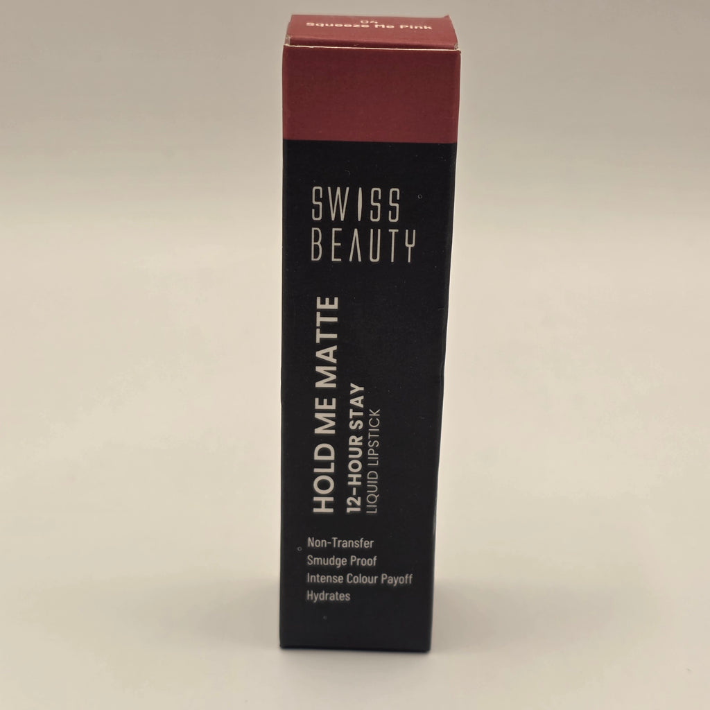 SWISS BEAUTY HOLD ME MATTE 12 hour stay liquid lipstick