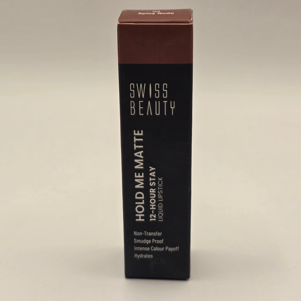 SWISS BEAUTY HOLD ME MATTE 12 hour stay liquid lipstick