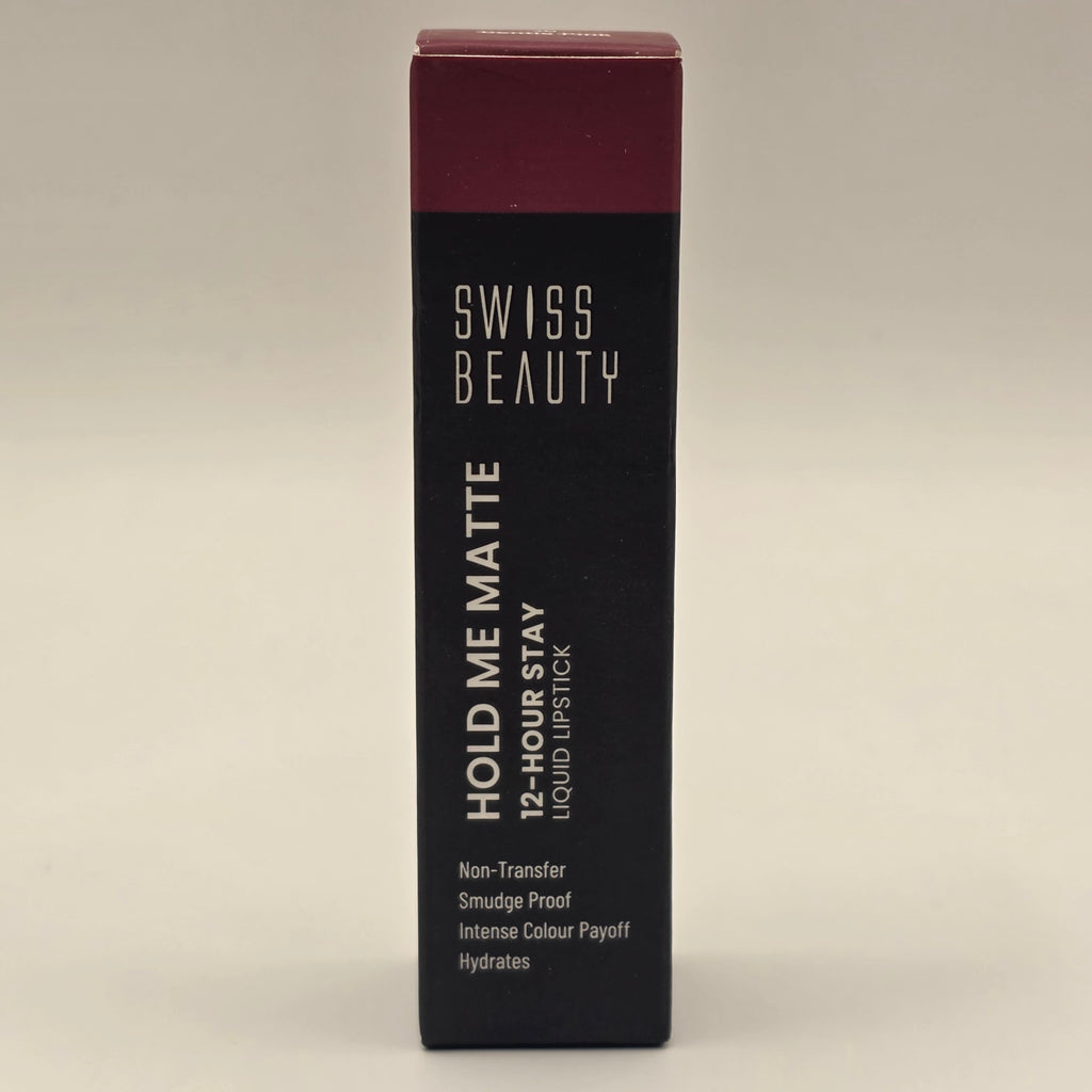 SWISS BEAUTY HOLD ME MATTE 12 hour stay liquid lipstick