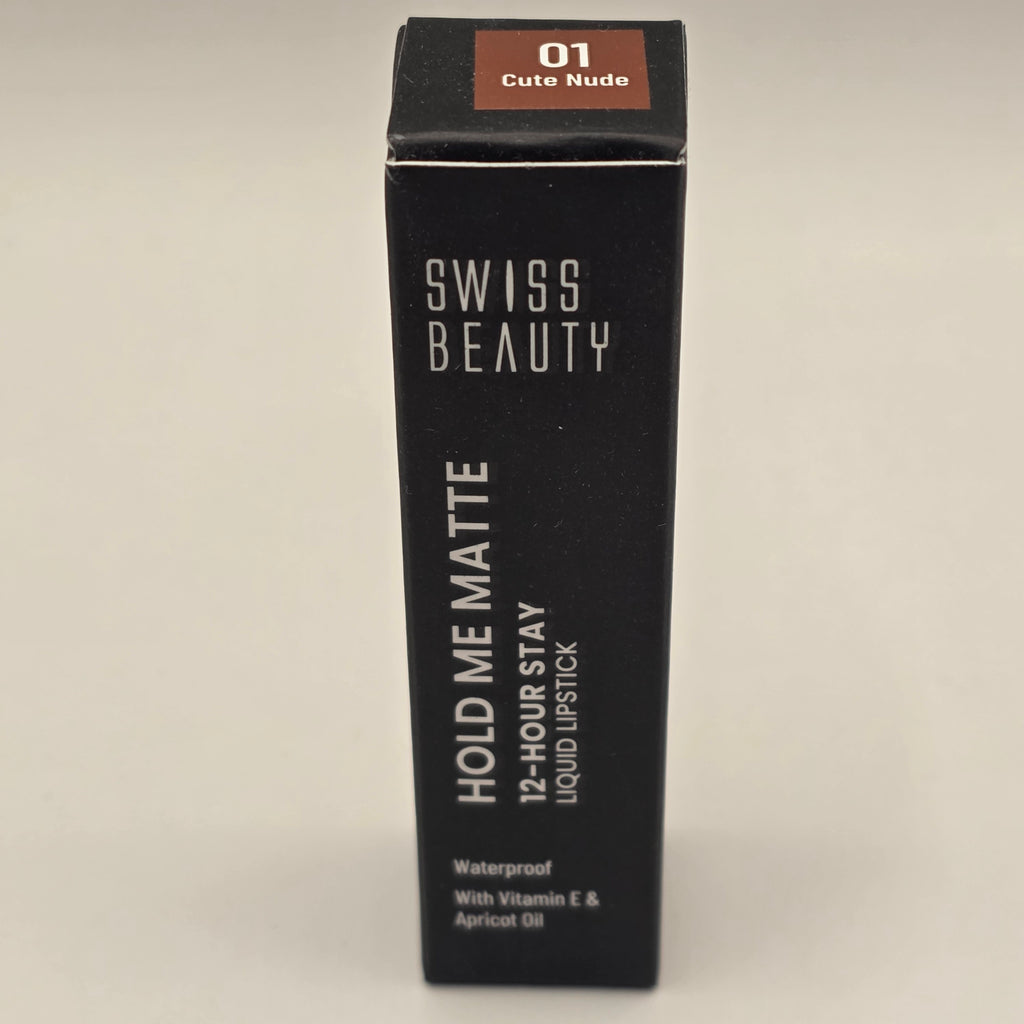 SWISS BEAUTY HOLD ME MATTE 12 hour stay liquid lipstick