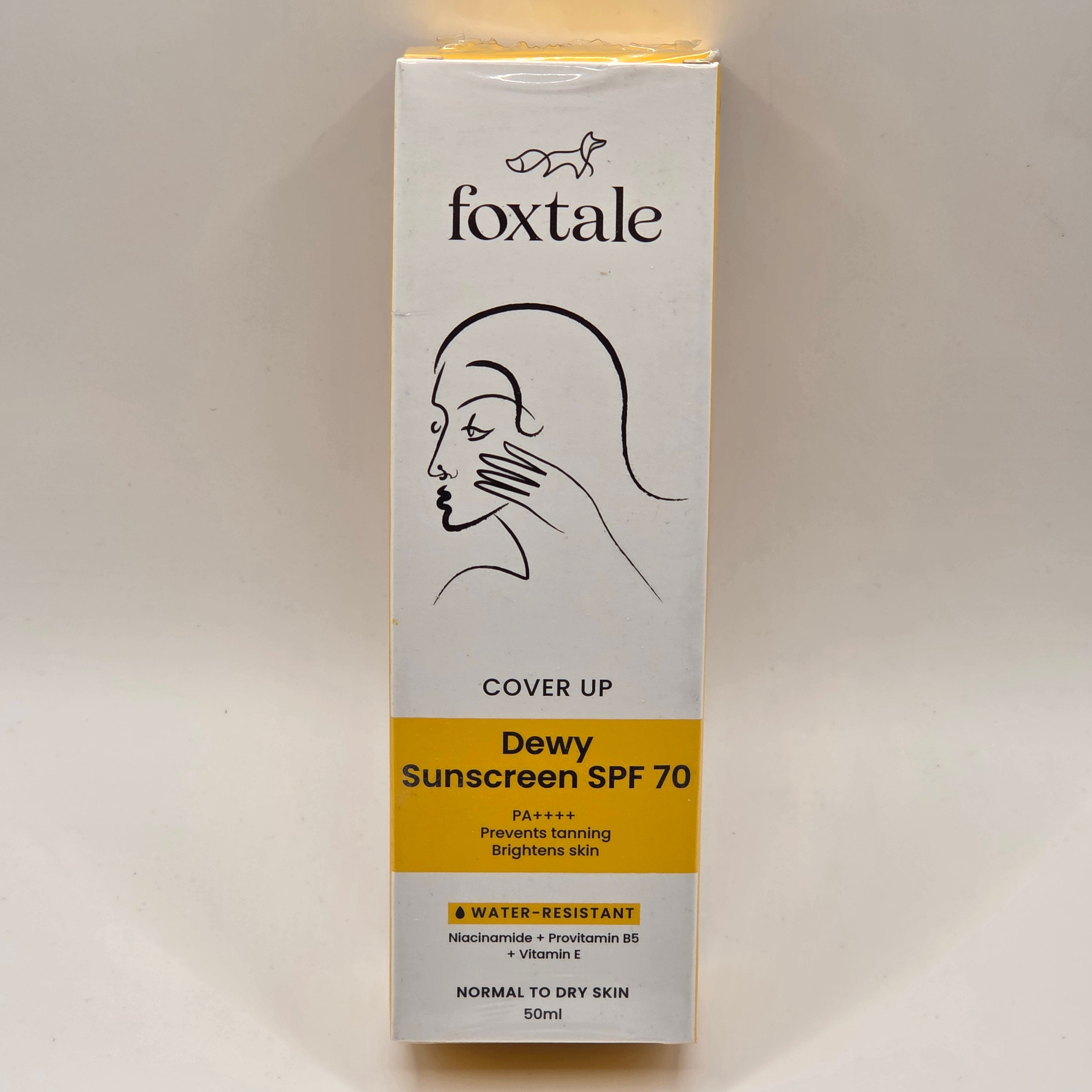 FOXTALE COVER UP DEWY SUNSCREEN SPF70