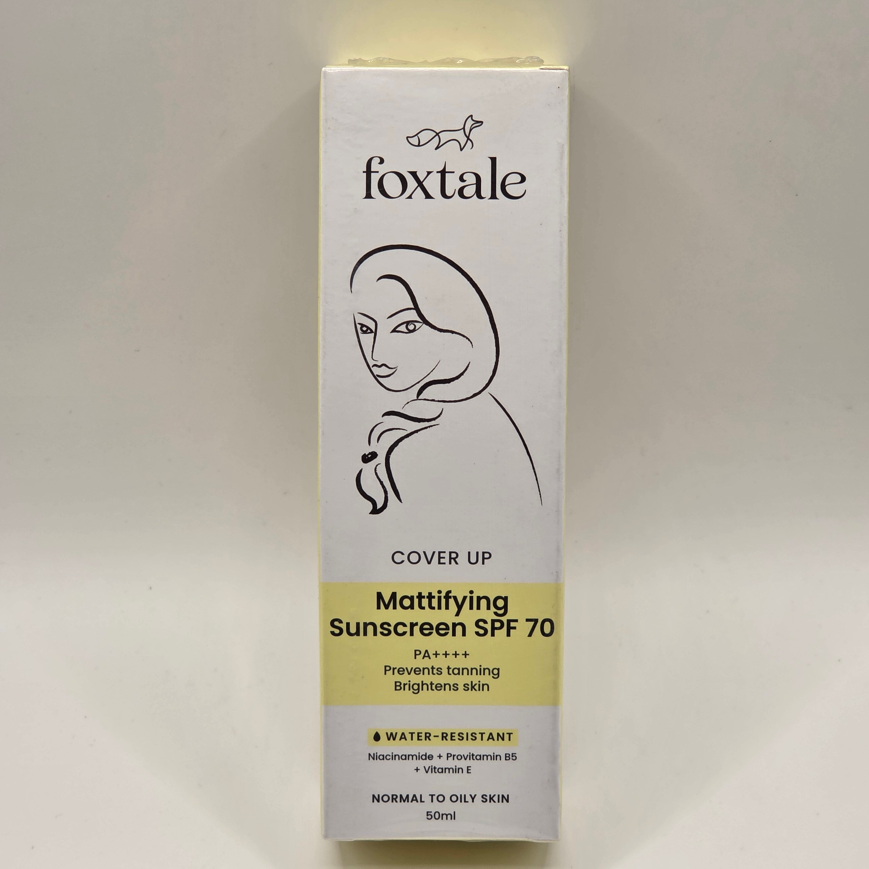FOXTALE COVER UP MATTYIFYING SUNSCREEN SPF 70