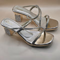 Crystal Luxe Strap Heels