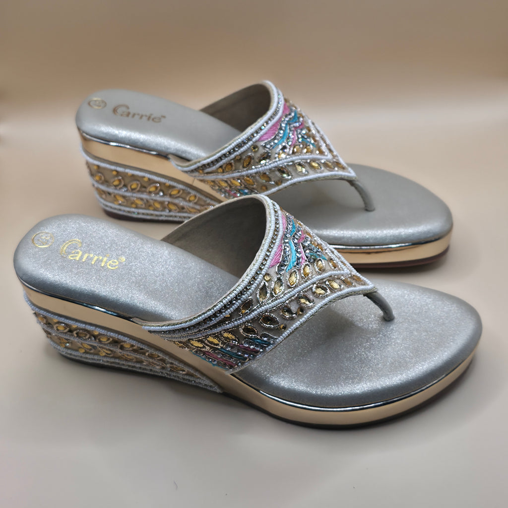 Heritage Glow Wedge Sandals
