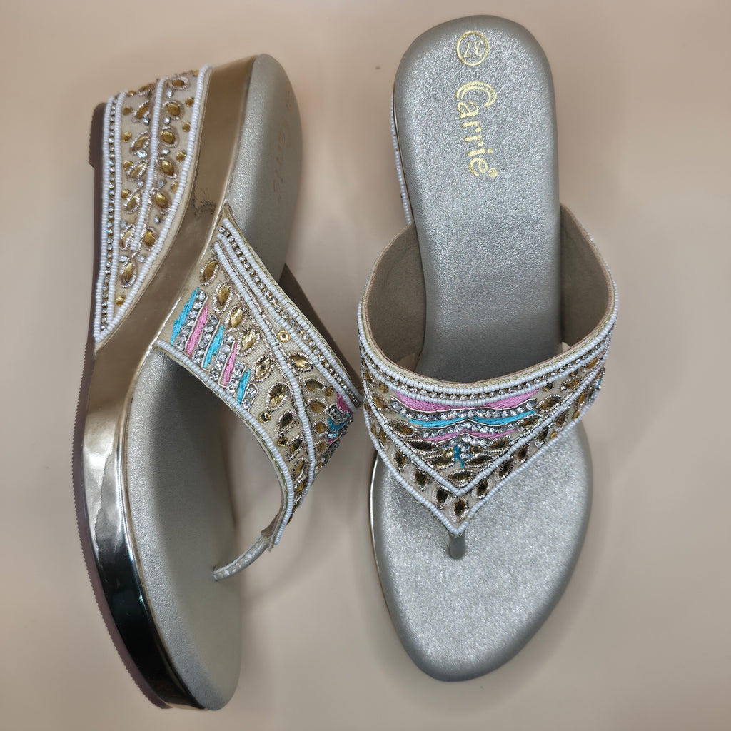 Heritage Glow Wedge Sandals