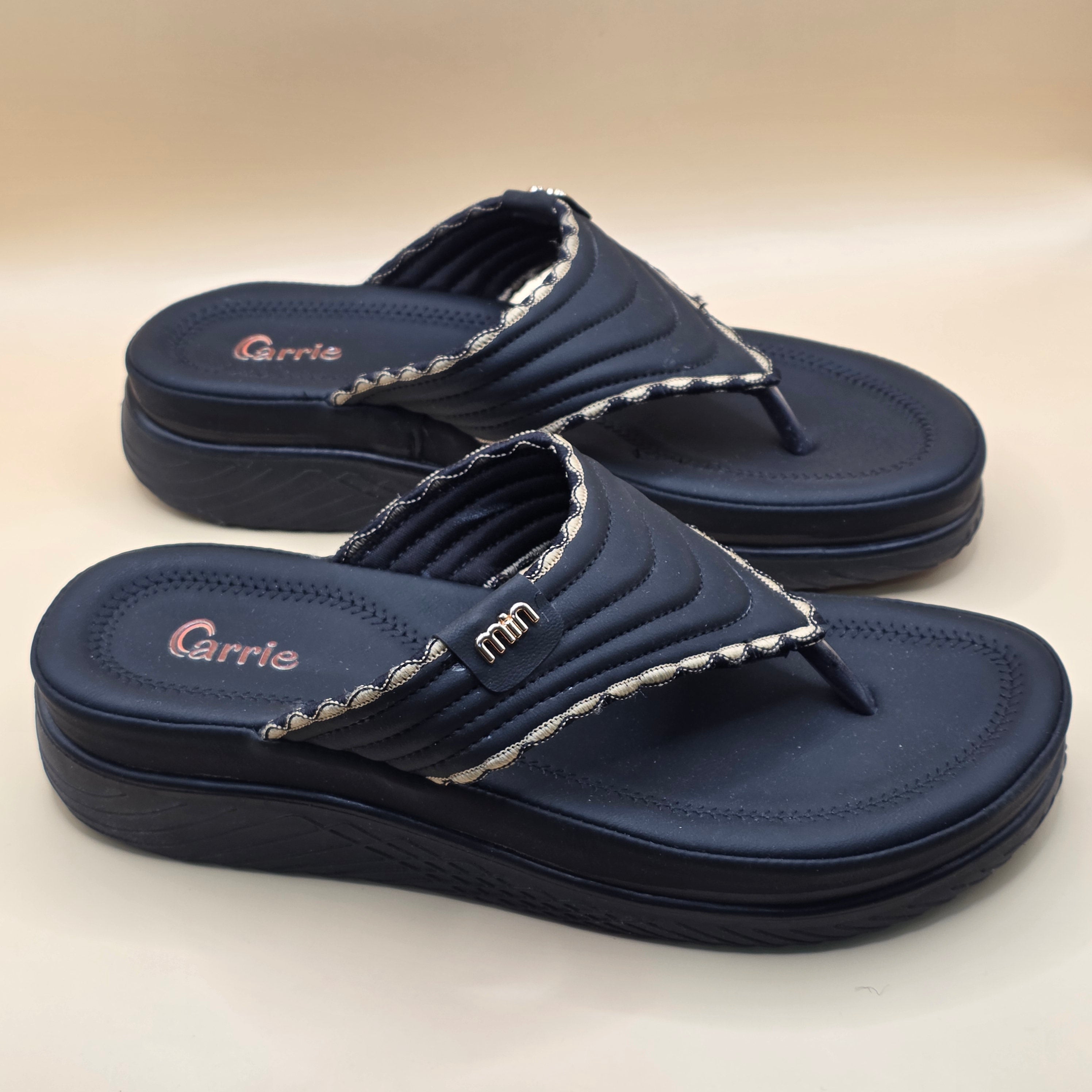 Comfort Glide Thong Wedges