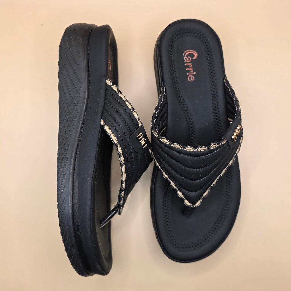 Comfort Glide Thong Wedges