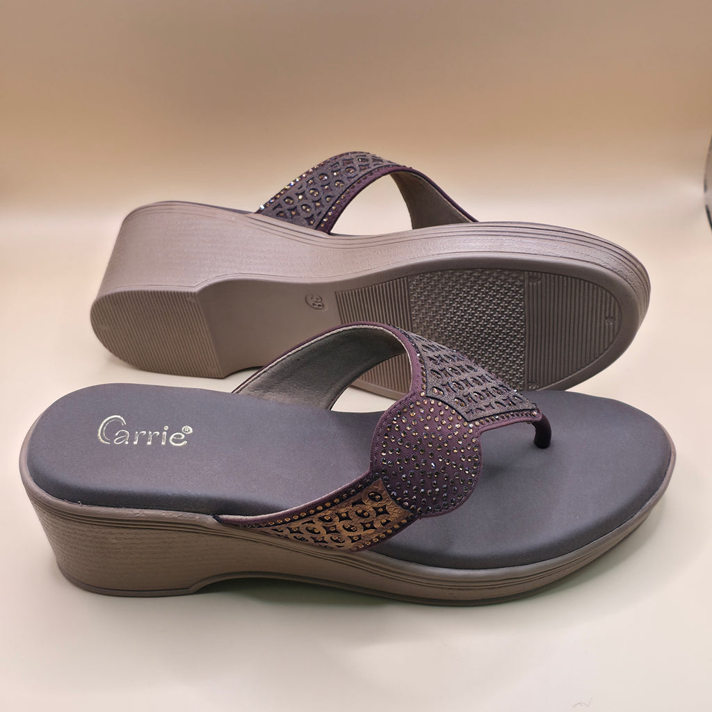 Rustic Glow Comfort Wedges