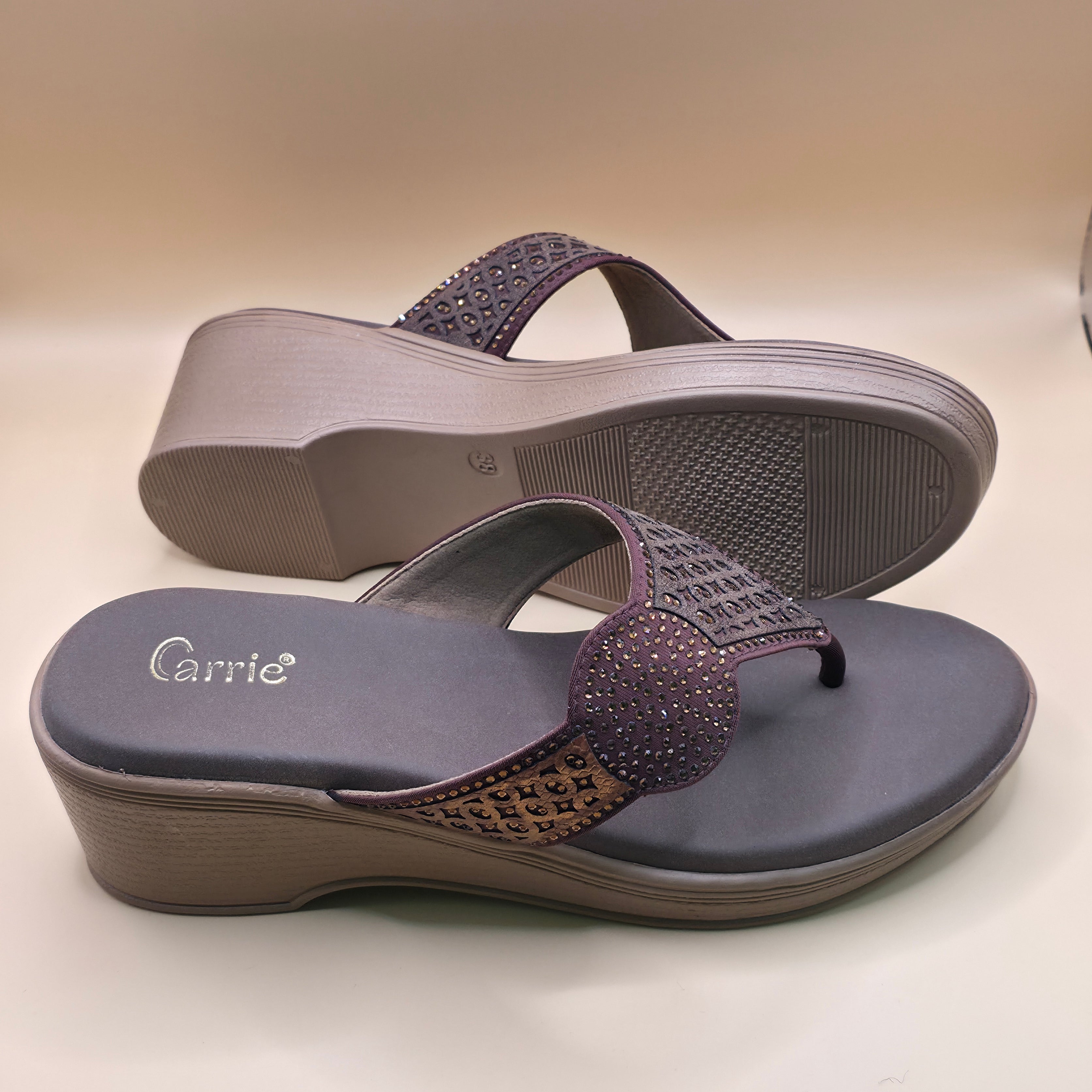 Rustic Glow Comfort Wedges