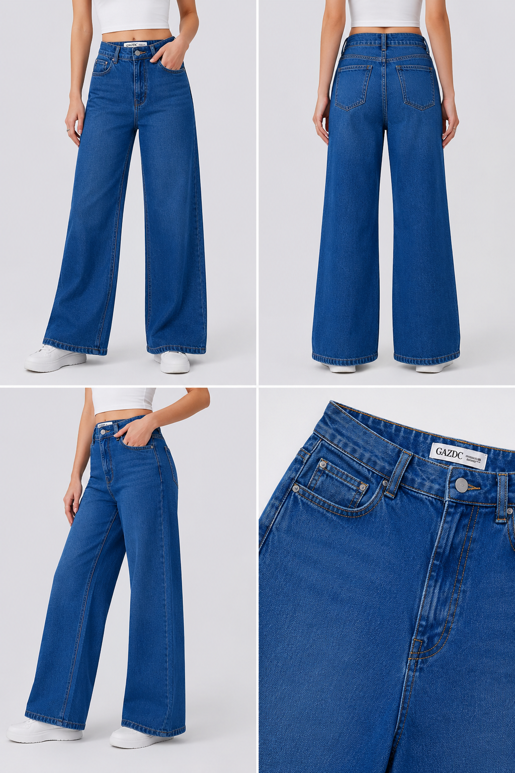 MIGZORn Blue Breeze Wide-Leg Denim