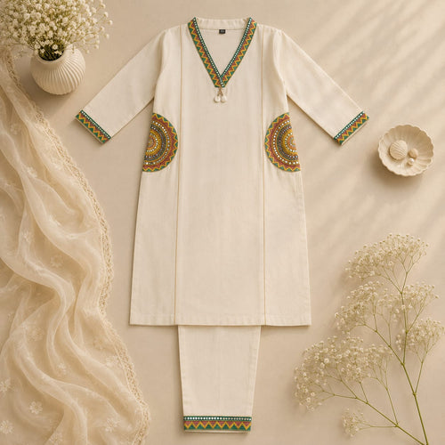Boho Charm Khadi Cotton Co-Ord Set