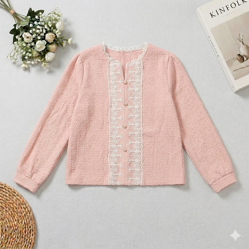 Ethnic Lace Charm Tops
