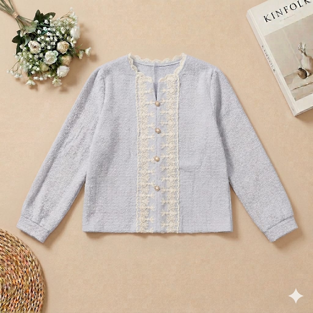 Ethnic Lace Charm Tops