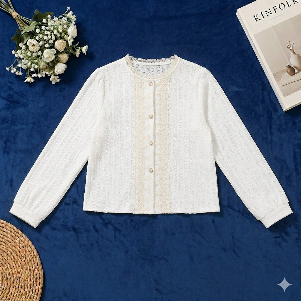 Ethnic Lace Charm Tops