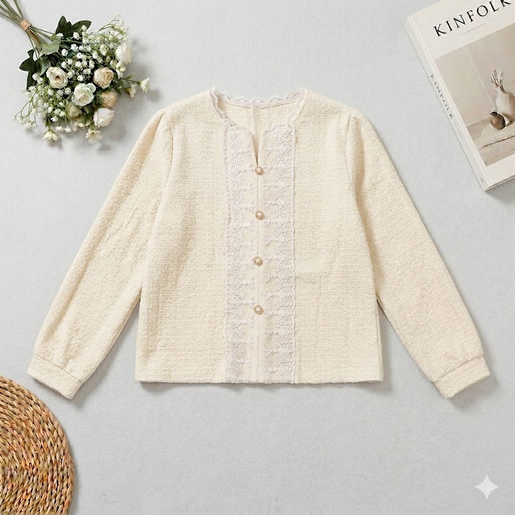 Ethnic Lace Charm Tops