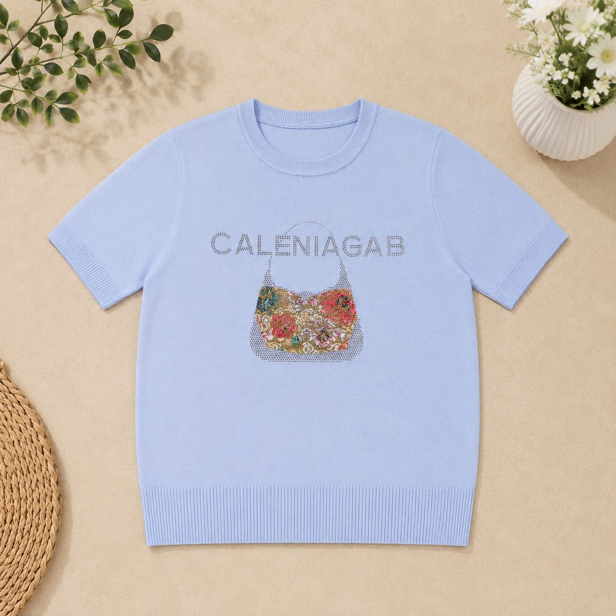 Caleniagab Knit T-Shirt