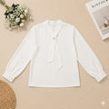 Elegant Neck-Tie Formal Top