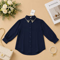Pearl Grace Collar Imported Shirt