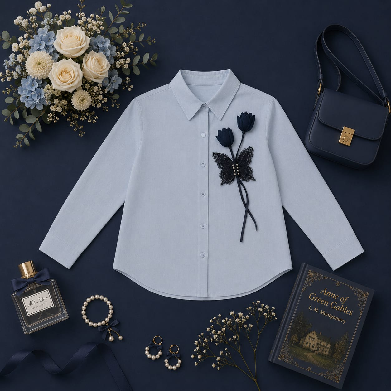 Charming Embroidered Shirts