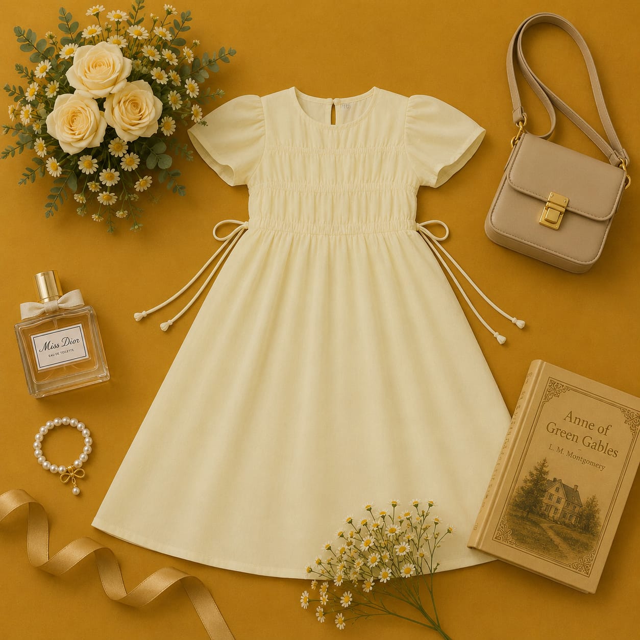 Grace Smocked Midi Gown