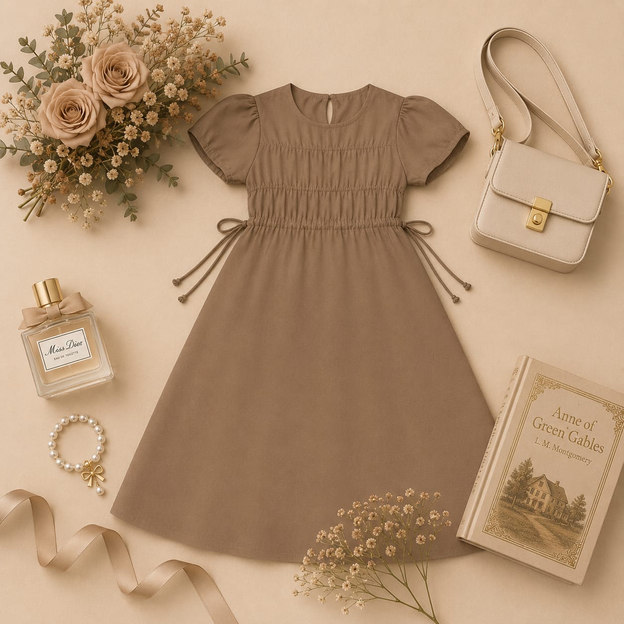 Grace Smocked Midi Gown