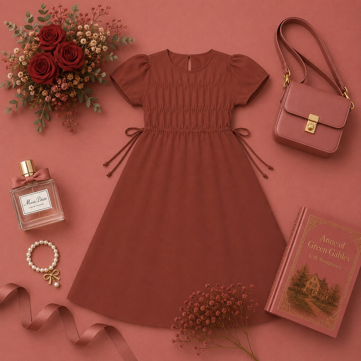 Grace Smocked Midi Gown