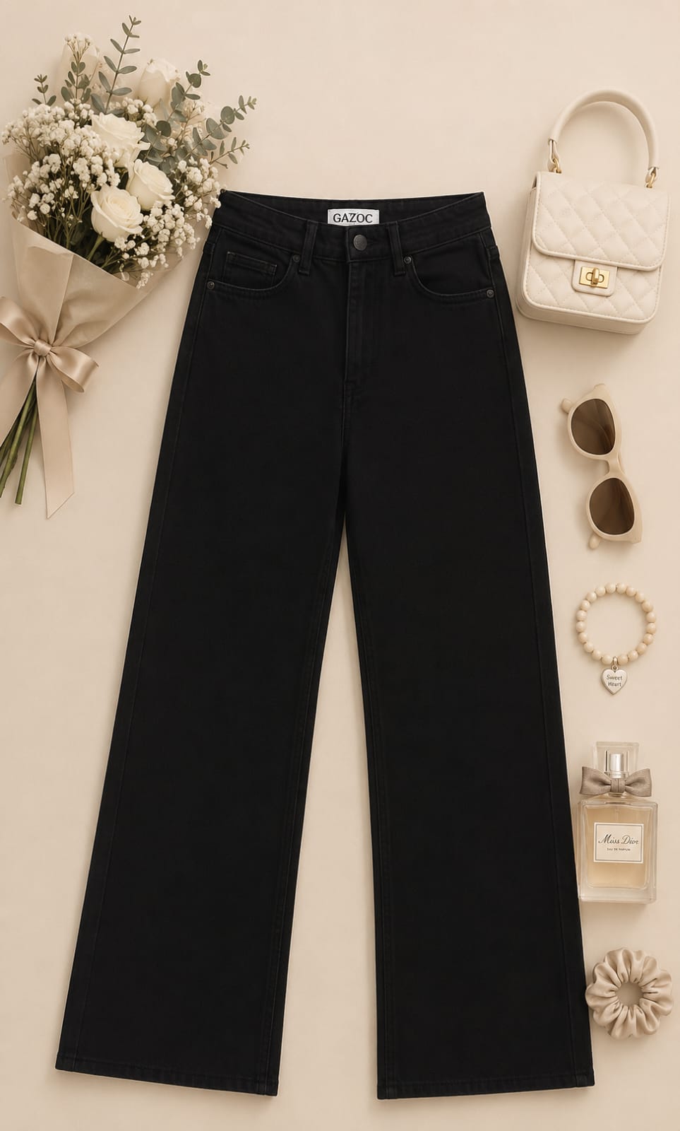 MIGZORn Noir Classic Straight-Fit Jeans