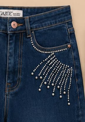 MIGZORn Pearl Radiant Flare Jeans