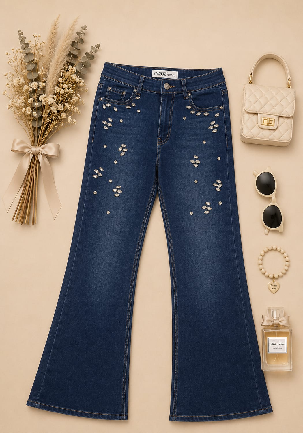 MIGZORn Midnight Spark Flare Jeans