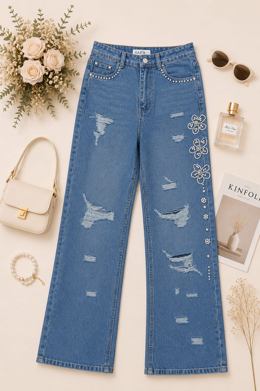 MIGZORn Pearl Rebel Wide-Leg Jeans