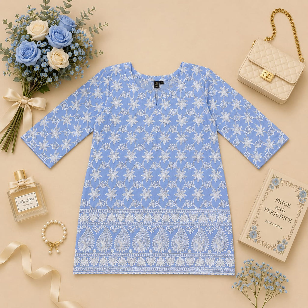 MIGZORn Charm Embroidered short Kurti's