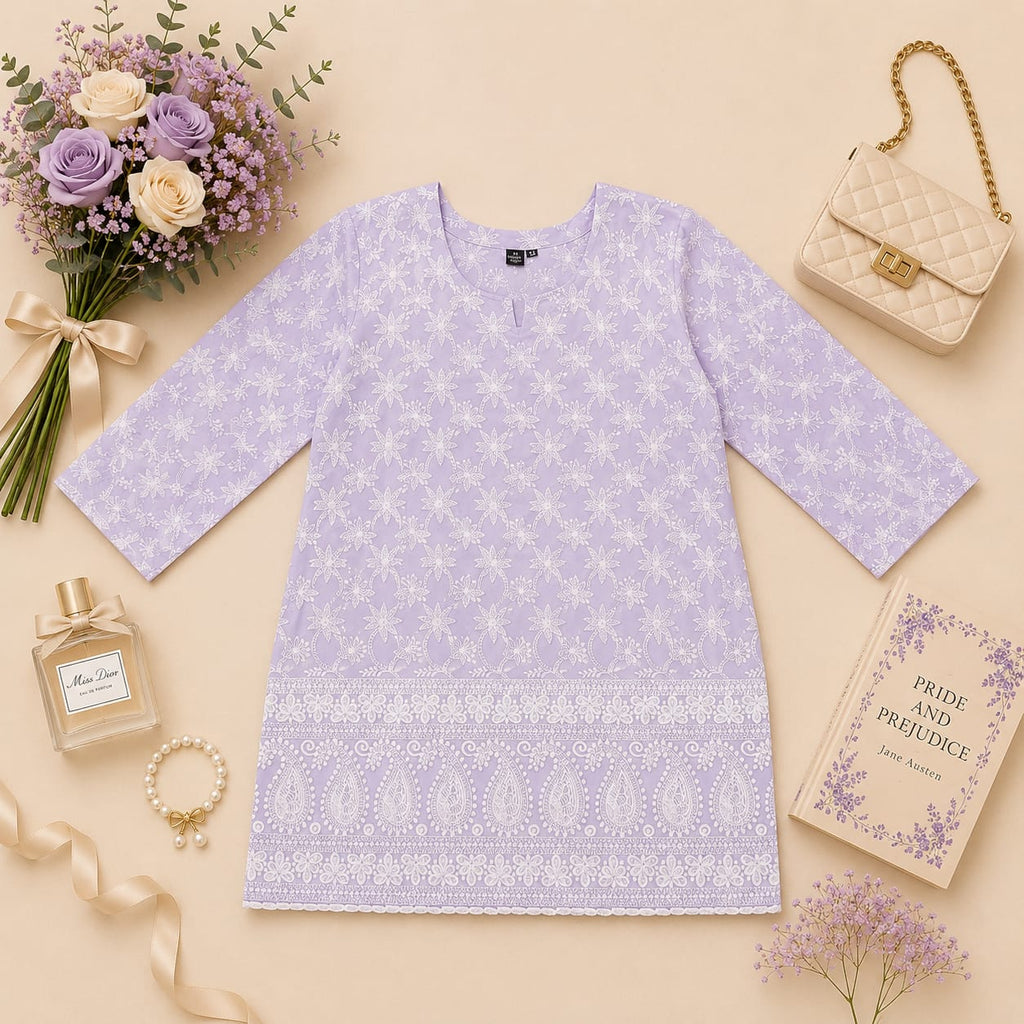 MIGZORn Charm Embroidered short Kurti's