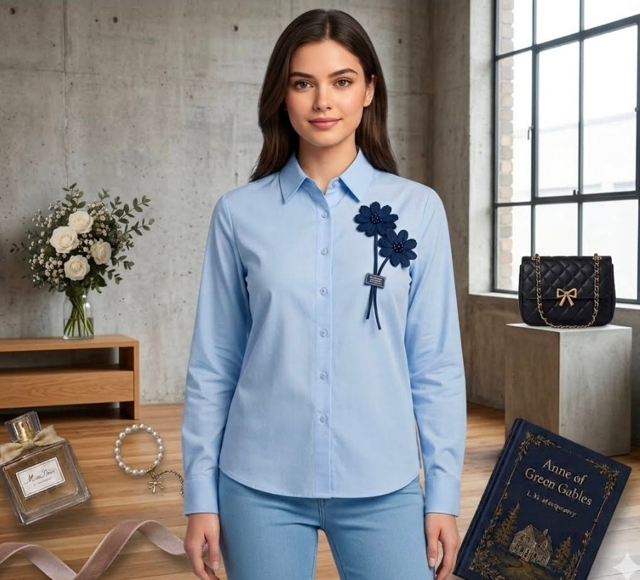 Charming Embroidered Shirts