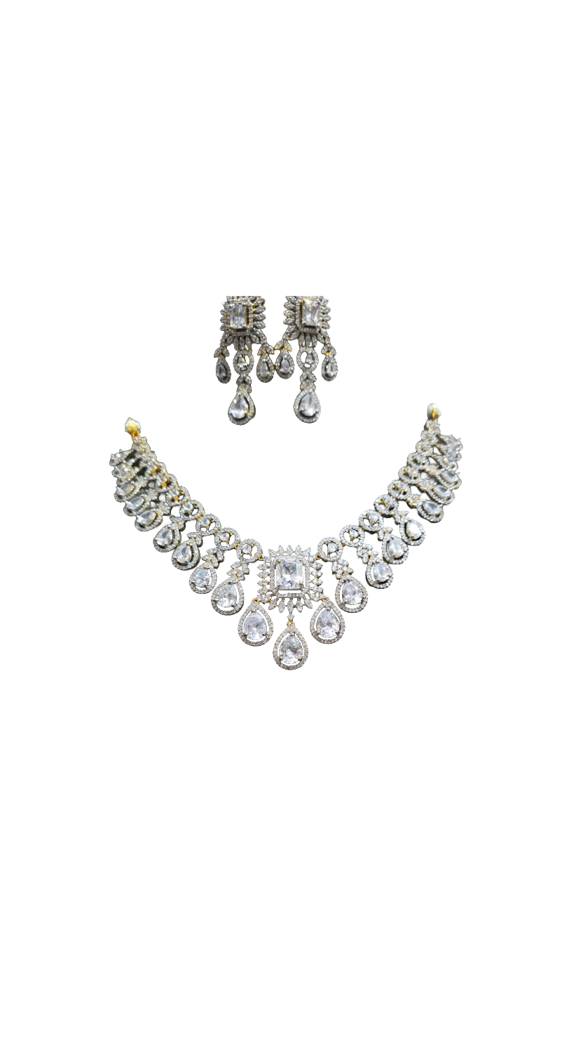 MIGZORn Crystal Royale Teardrop Necklace