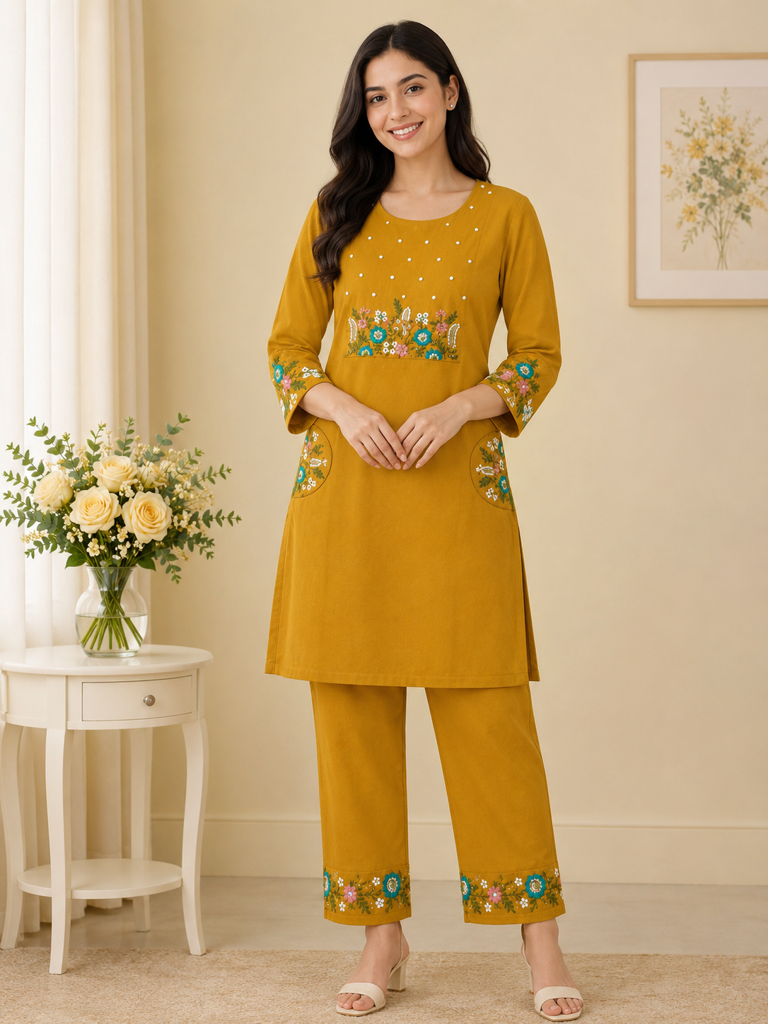 MIGZORn Saffron Bloom Coord Set 2pc set