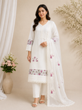 Rose Lace Elegance 3pcs Suit