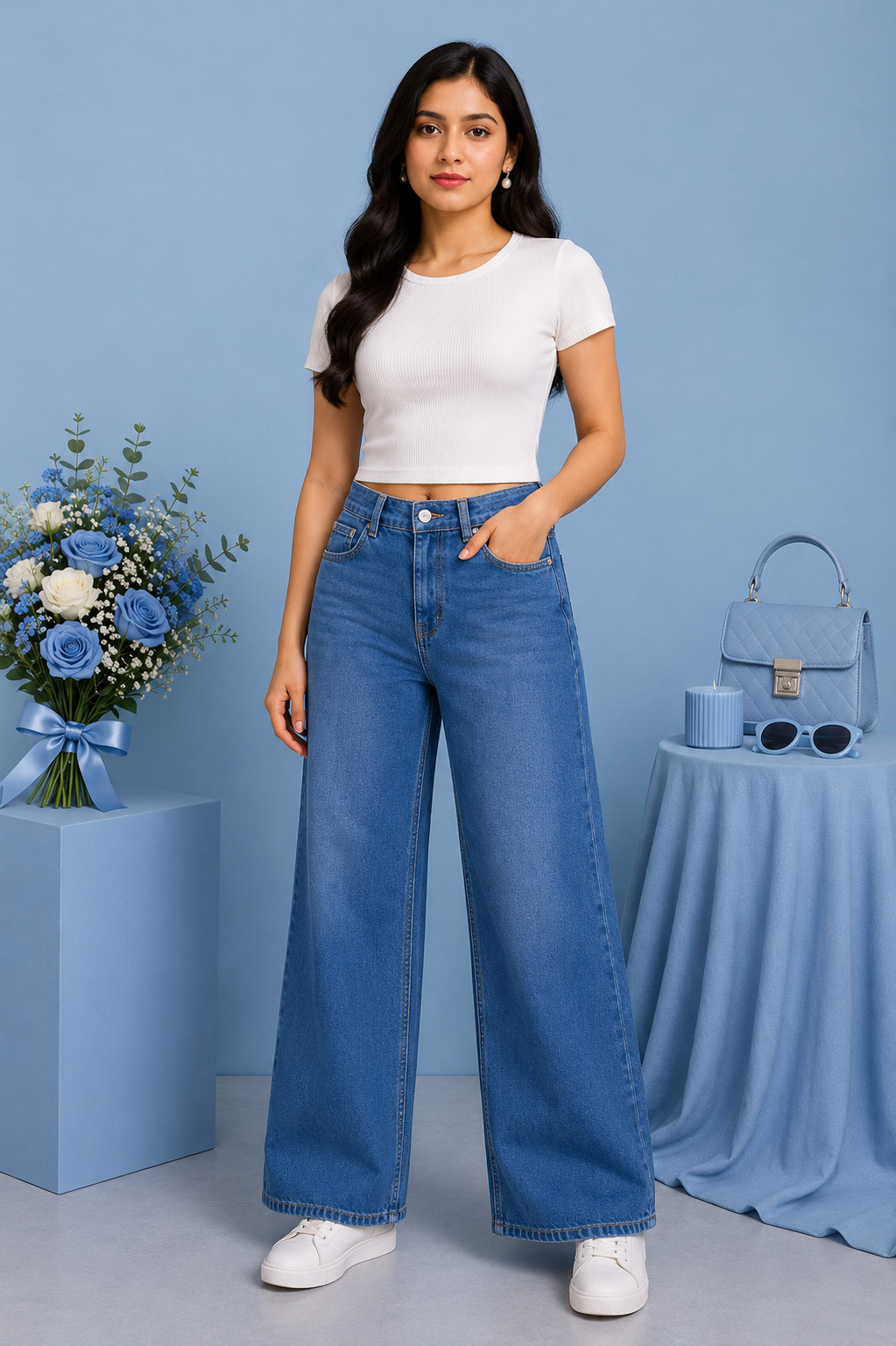 MIGZORn Blue Breeze Wide-Leg Denim