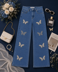 MIGZORn Pearl Flutter Wide-Leg Jeans