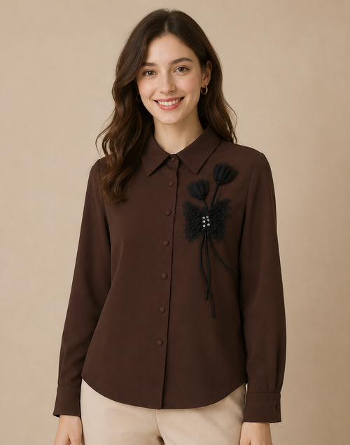 Charming Embroidered Shirts