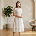 Grace Smocked Midi Gown