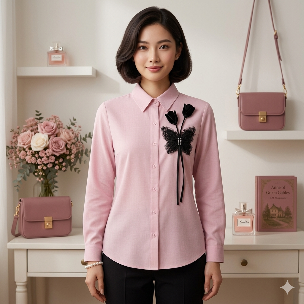 Charming Embroidered Shirts