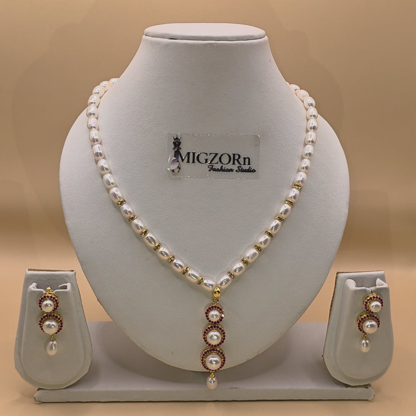 MIGZORn Pearl Ruby Royale set