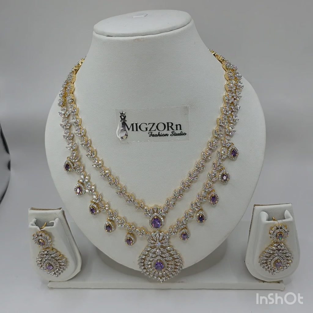 Royal Lavender Tear Drop Set